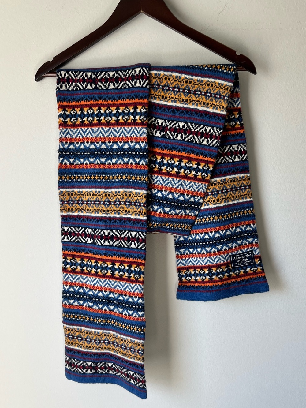 Abercrombie & Fitch Fair Isle Men’s Scarf O/S